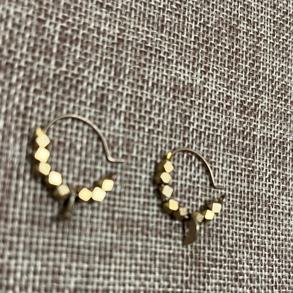 Elegant Gold Moon Hoop Earrings